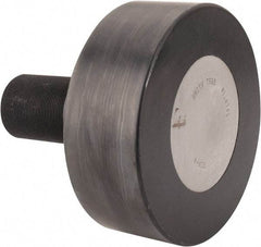 Accurate Bushing - 8" Roller Diam x 3" Width, 2-1/2" Stud Diam x 5-1/2" Length, Plain Stud Load Runner - Carbon Steel, 3-1/4" Thread Length, 2-1/2-12 Thread, 8-1/2" OAL, 35,800 Lb Dynamic Cap, 62,000 Lb Static Cap - Industrial Tool & Supply