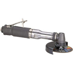 Dynabrade - 4" Wheel Diam, 13,500 RPM, Pneumatic Cutoff & Cutoff-Grinder Tool - Right Angle Handle, 1/4 NPT Inlet - Industrial Tool & Supply