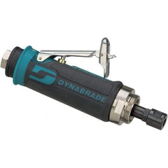 Dynabrade - 1/4 Inch Collet, 0.4 hp, 30,000 RPM Compact Router Motor - 1/4 NPT Inlet, 90 psi Air Pressure, 23 CFM - Industrial Tool & Supply