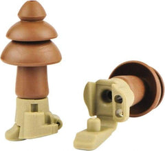 Moldex - Reusable, Corded, 24 dB, Flange Earplugs - Brown, 1 Pair - Industrial Tool & Supply