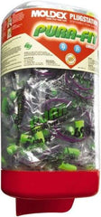 Moldex - Pull Out Disposable with 33 dB Earplugs - Bright Green Earplugs, 150 Pairs, Wall Mount - Industrial Tool & Supply