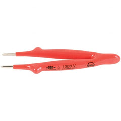 Wiha - Tweezers Type: Insulated Pattern: Straight - Industrial Tool & Supply