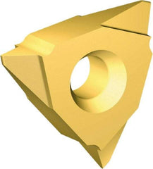 Vargus - 5VER27 Partial Profile 60° Grade VKX External On Edge Threading Insert - TiN Finish, 4 - 2-1/2" External TPI, 5/8" Inscribed Circle, Right Hand Cut - Industrial Tool & Supply