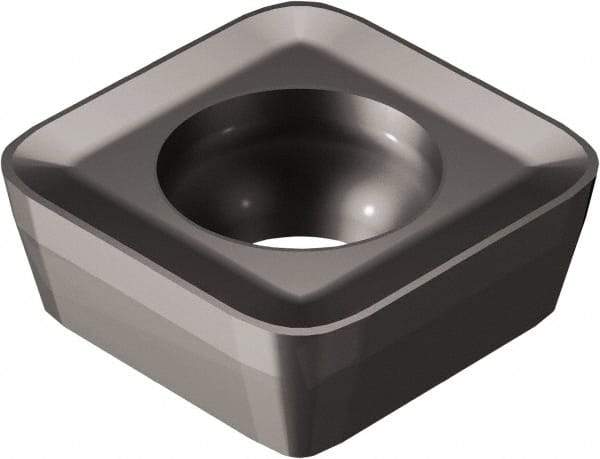 Sandvik Coromant - R210090414 PM Grade S30T Carbide Milling Insert - TiAlN2 Finish, 4.5mm Thick, 9.5mm Inscribed Circle, 1.4mm Corner Radius - Industrial Tool & Supply