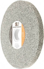 Standard Abrasives - 6" Diam, 1/2" Face Width, 1" Center Hole, Fine Grade, Silicon Carbide Deburring Wheel - Convolute, Density 9 Grade - Industrial Tool & Supply