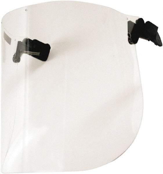 3M - Polycarbonate Face Shield - 6-3/4 Inch High x 13-1/2 Inch Wide x 0.13 Inch Thick, Shade 10, Compatible with 3M Peltor Hard Hat Adapter P3EV/2 and 3M Peltor Cap-Mounted Earmuff - Industrial Tool & Supply