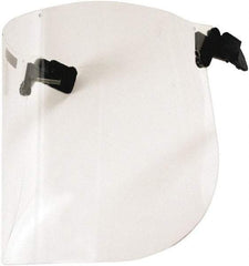 3M - Polycarbonate Face Shield - 6-3/4 Inch High x 13-1/2 Inch Wide x 0.13 Inch Thick, Shade 10, Compatible with 3M Peltor Hard Hat Adapter P3EV/2 and 3M Peltor Cap-Mounted Earmuff - Industrial Tool & Supply