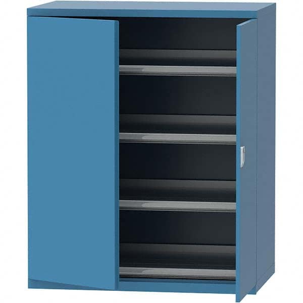 LISTA - 159 Compartment Bright Blue Steel Modular Storage Cabinet - Industrial Tool & Supply