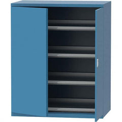 LISTA - 159 Compartment Bright Blue Steel Modular Storage Cabinet - Industrial Tool & Supply