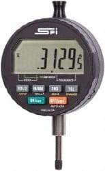 SPI - 0 to 1/4" Range, 0.00005" Graduation, Electronic Drop Indicator - Lug Back, Accurate to 0.00005" - Industrial Tool & Supply