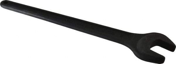 Facom - 34mm Standard Service Open End Wrench - 12-5/32" OAL, Single End, Black Finish, 15° Head Angle - Industrial Tool & Supply
