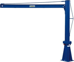 Vestil - 1,000 Lb Load Capacity, Steel Jib Crane - 10' Span - Industrial Tool & Supply
