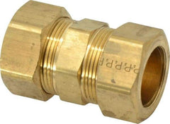 Parker - 7/8" OD, Brass Union - 75 Max Working psi, -65 to 250°F, Comp x Comp Ends - Industrial Tool & Supply