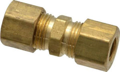Parker - 5/16" OD, Brass Union - 300 Max Working psi, -65 to 250°F, Comp x Comp Ends - Industrial Tool & Supply