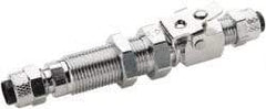 Parker - 1/4" OD, Single End Shutoff Coup - 150 Max Working psi, 0 to 150°F, - Industrial Tool & Supply