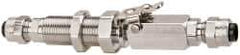 Parker - 1/4" OD, Double End Shutoff Coup - 150 Max Working psi, 0 to 150°F, - Industrial Tool & Supply