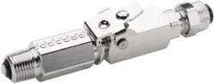 Parker - 3/8" OD, Double End Shutoff Pipe - 150 Max Working psi, 0 to 150°F, - Industrial Tool & Supply