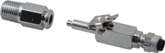 Parker - 1/4" OD, Double End Shutoff Pipe - 150 Max Working psi, 0 to 150°F, - Industrial Tool & Supply