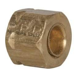 Parker - 1/4" OD, Brass Plug - 1,400 Max Working psi, -65 to 250°F, - Industrial Tool & Supply