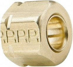 Parker - 1" OD, Brass Nut & Sleeve - -65 to 250°F, - Industrial Tool & Supply