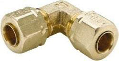 Parker - 3/4" OD, Brass Union Elbow - 550 Max Working psi, -65 to 250°F, Comp x Comp Ends - Industrial Tool & Supply