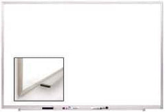 Ghent - 48-1/2" High x 72-1/2" Wide Acrylic/Enamel Magnetic Marker Board - Aluminum Frame, 2.63" Deep - Industrial Tool & Supply
