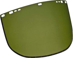 Jackson Safety - Green Acetate Face Shield - 9" High x 15-1/2" Wide x 1.01mm Thick, Compatible with Jackson 170-B Headgear - Industrial Tool & Supply