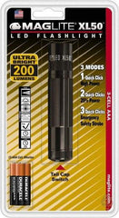 Mag-Lite - LED Bulb, 200 Lumens, Industrial/Tactical Flashlight - Black Aluminum Body, 3 AAA Alkaline Batteries Included - Industrial Tool & Supply