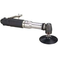 Dynabrade - 4" Max Disc, 12,000 RPM, Pneumatic Handheld Disc Sander - 40 CFM, 1/4 NPT Inlet, 0.7 hp, 90 psi - Industrial Tool & Supply