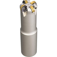 Iscar - 1-1/2" Cut Diam, 0.34" Max Depth, 1/2" Arbor Hole, 5 Inserts, H400 RNHU Insert Style, Indexable Copy Face Mill - H400 FR-12 Cutter Style, 1.38" High, Through Coolant, Series Helido - Industrial Tool & Supply