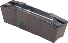 Iscar - 800E120GIF F Grade IC908, 8mm Cutting Width Carbide Grooving Insert - 27mm Max Depth of Cut, Neutral, 1.2mm Corner Radius, TiAlN Finish - Industrial Tool & Supply