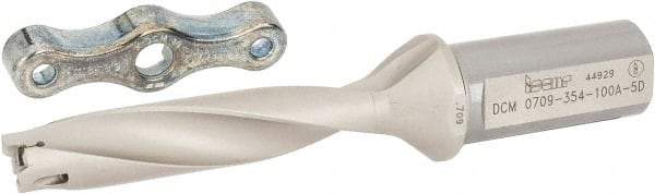 Iscar - 0.709 to 0.744" Diam, 5xD, 3.54" Max Depth, 1" Shank Diam, 6.47" OAL, Replaceable Tip Drill - IDI-SG, IDI-SK Insert, DCM Toolholder, Series ChamDrill - Industrial Tool & Supply