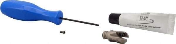 Iscar - 1/2" Cut Diam, 0.44" Max Depth of Cut, 1.1" OAL, Indexable Ball Nose End Mill - 0.78" Head Length, T08 Modular Connection, BCM-MM Toolholder, BCR... Insert - Industrial Tool & Supply