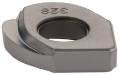 Iscar - HBRD.75 QF Grade IC328 Carbide Milling Insert - TiCN Finish, 0.183" Thick, 3/8" Corner Radius - Industrial Tool & Supply
