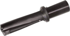 Kyocera - 3.54" Max Drill Depth, 3xD, 30mm Diam, Indexable Insert Drill - 2 Inserts, 1" Shank Diam, Whistle Notch Shank - Industrial Tool & Supply