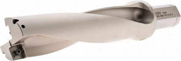 Iscar - 8" Max Drill Depth, 4xD, 2" Diam, Indexable Insert Drill - 1-1/2" Shank Diam, Whistle Notch Shank - Industrial Tool & Supply