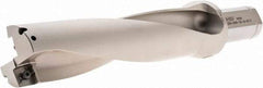 Iscar - 8" Max Drill Depth, 4xD, 2" Diam, Indexable Insert Drill - 1-1/2" Shank Diam, Whistle Notch Shank - Industrial Tool & Supply