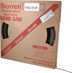 Starrett - 1/4" x 100' x 0.025" Bi-Metal Band Saw Blade Coil Stock - 14 to 18 TPI, Toothed Edge, Straight Form, Wavy Set, No Rake Angle, Variable Pitch, Contour Cutting - Industrial Tool & Supply