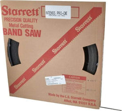 Starrett - 1/4" x 100' x 0.035" Bi-Metal Band Saw Blade Coil Stock - 10 to 14 TPI, Toothed Edge, Straight Form, Raker Set, No Rake Angle, Variable Pitch, Contour Cutting - Industrial Tool & Supply
