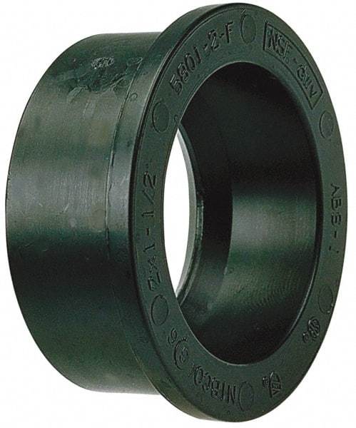 NIBCO - 6 x 4", ABS Drain, Waste & Vent Pipe Flush Bushing - Spig x Hub - Industrial Tool & Supply