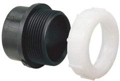 NIBCO - 2", ABS Drain, Waste & Vent Pipe Trap Adapter - Spig x SJ - Industrial Tool & Supply