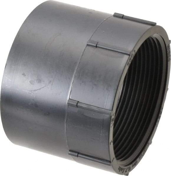 NIBCO - 3", ABS Drain, Waste & Vent Pipe Adapter - Hub x FIPT - Industrial Tool & Supply