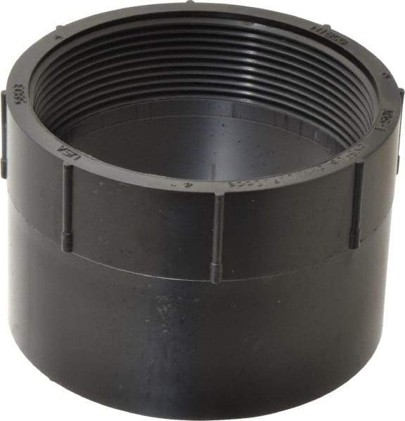 NIBCO - 4", ABS Drain, Waste & Vent Pipe Adapter - Hub x FIPT - Industrial Tool & Supply