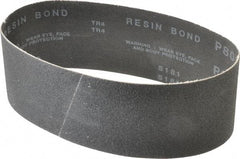 Made in USA - 3" Wide x 21" OAL, 80 Grit, Silicon Carbide Abrasive Belt - Silicon Carbide, Medium, Coated, X/Y Weighted Cloth Backing, Wet/Dry, Series S181 - Industrial Tool & Supply