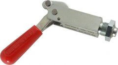 De-Sta-Co - 450 Lb Load Capacity, Mounting Plate Base, Carbon Steel, Standard Straight Line Action Clamp - 1/2" Plunger Diam, Straight Handle - Industrial Tool & Supply