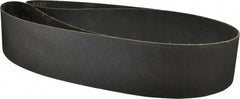 Made in USA - 4" Wide x 106" OAL, 120 Grit, Silicon Carbide Abrasive Belt - Silicon Carbide, Fine, Coated, X/Y Weighted Cloth Backing, Wet/Dry, Series S181 - Industrial Tool & Supply