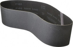 Made in USA - 4" Wide x 36" OAL, 180 Grit, Silicon Carbide Abrasive Belt - Silicon Carbide, Very Fine, Coated, X/Y Weighted Cloth Backing, Wet/Dry, Series S181 - Industrial Tool & Supply