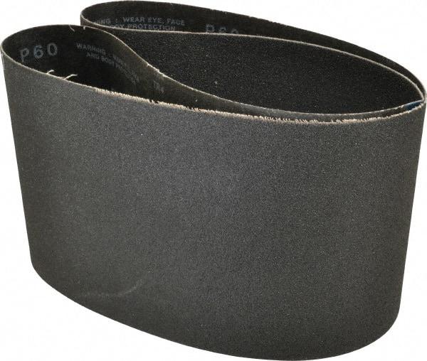 Made in USA - 6" Wide x 48" OAL, 60 Grit, Silicon Carbide Abrasive Belt - Silicon Carbide, Medium, Coated, X/Y Weighted Cloth Backing, Wet/Dry, Series S181 - Industrial Tool & Supply