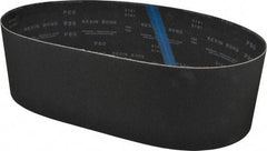 Made in USA - 6" Wide x 48" OAL, 80 Grit, Silicon Carbide Abrasive Belt - Silicon Carbide, Medium, Coated, X/Y Weighted Cloth Backing, Wet/Dry, Series S181 - Industrial Tool & Supply