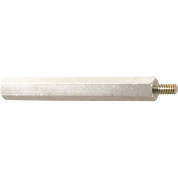 Electro Hardware - M4x0.7, 40.53mm OAL, 6mm Across Flats, Nylon Male/Female Hex Circuit Board Standoff - Industrial Tool & Supply